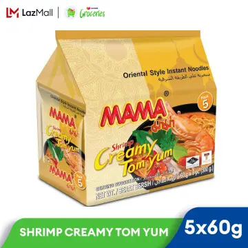 Mama Instant Noodles, Oriental Style, Shrimp Creamy Flavor (Tom