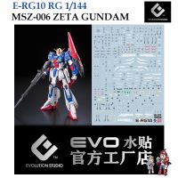 ดีคอลน้ำ [Evo] E-RG10 MSZ-006 ZETA GUNDAM RG1/144 WATER DECAL FLUORESCENT ERG10 ERG 10 RG 10