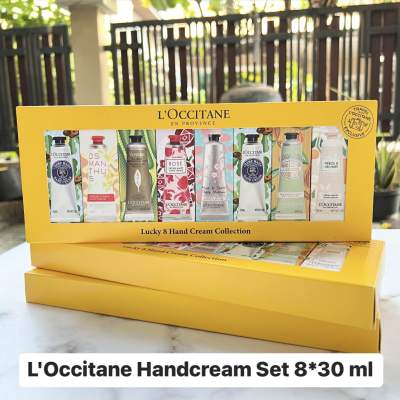 ชุดเซ็ท ครีมทามือ LOccitane Handcream  Set 8 หลอด หลอดละ 30 ml ของแท้💯% จาก King Power