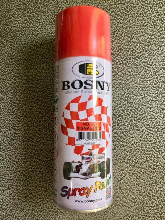 Bosny Spray Paint Signal Red No. 23 | Lazada PH