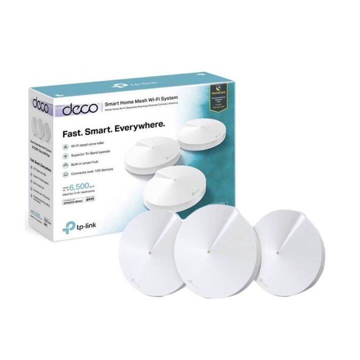 TP-LINK Deco M9 Plus (3-pack) AC2200 Smart Home Mesh Wi-Fi System ...