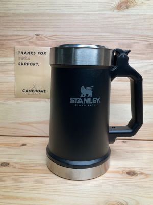 Stanley STAN 24oz CLASSIC STEIN - แก้วเบียร์รุ่นใหม่ แกะกล่อง แบบมีฝาปิด และที่เปิดขวดเบียร์ ที่ด้ามจับ เห็นแล้วอยาดื่มเก๊กฮวยเลยทีเดียว