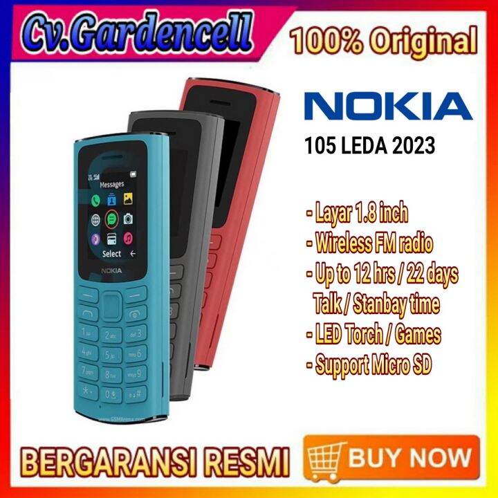 Nokia 105 Leda 2023 Garansi Resmi Lazada Indonesia