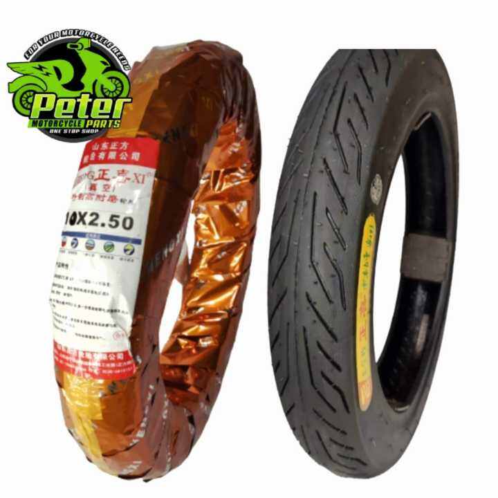 TIRE 250X10 TUBELESS DIO/TACT /JOG/ LOVE/EBIKE SCOOTERS/NOT FOR