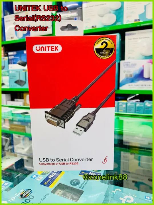 Unitek Y108 USB to Serial (RS232) Converter Lazada.co.th