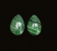 Malachite loose beads  ลูกปัดหินมาลาไคต์