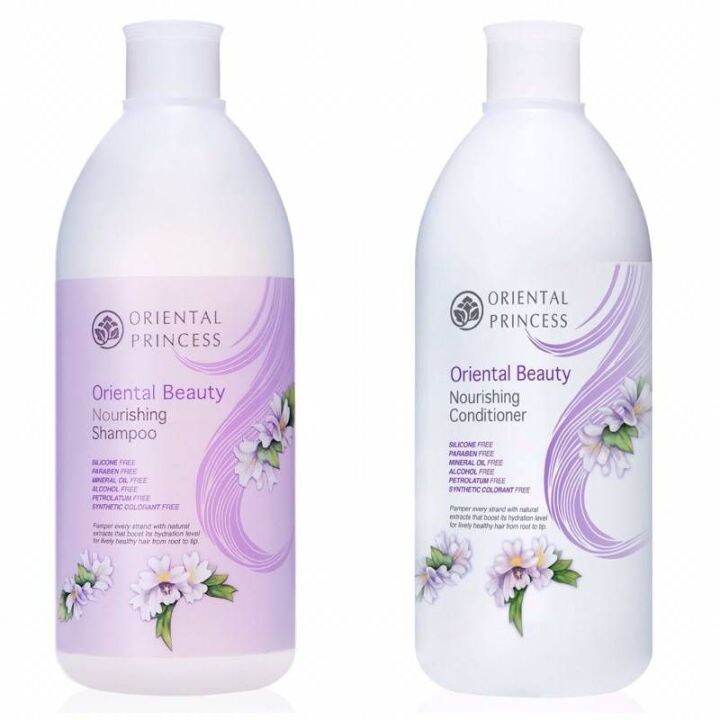 oriental-beauty-mild-nourishing-shampoo-amp-conditioner-แชมพู-และ-คอนดิชันเนอร์-สูตรสำหรับผมแห้งเสีย