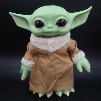 M-Moneytoys โมเดล เบบี้ โยดา Baby Yoda ตัวใหญ่ ขนาด 27 Cm. หัวเป็นงาน Soft เสื้อทำจากผ้านุ่มๆ งานดี พร้อมส่ง y/m