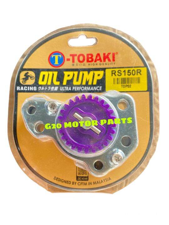 RS150 RACING OIL PUMP ASSY TOBAKI Lazada
