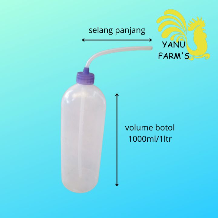 Botol Selang Plastik Wadah Air Minum Burung Ayam 1 Liter Merk Asena New Star Lazada Indonesia 8595