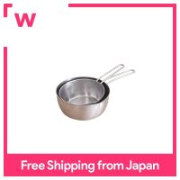 Arnest Made in Japan Yukihira pot Sauce pan 18cm / 15cm stainless steel / silver / gas and induction cooker