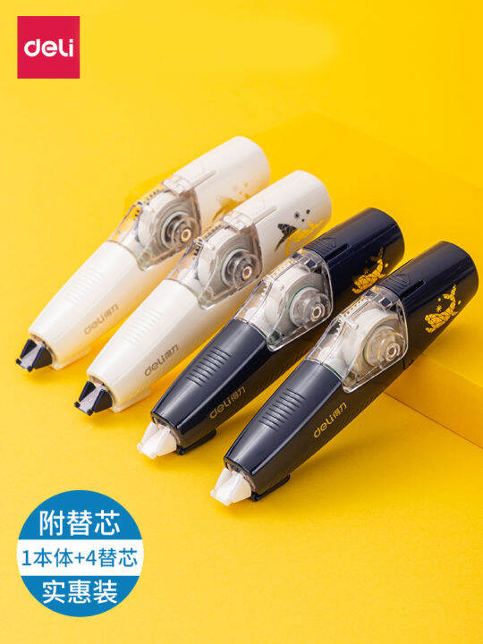 Deli Push Type Correction Tape for Students CoreChangeable Correction