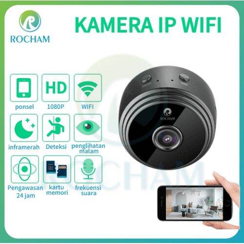 cctv mini sambung ke hpWireless A9 Mini Camera Wifi Hd 1080P Micro