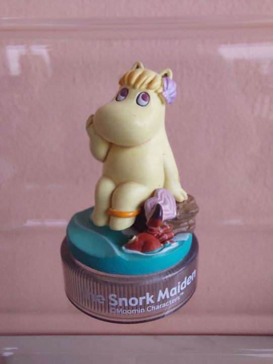 โมเดลมูมิน-moomin-model-โมเดลฝามูมิน-ฝามูมินแท้-แยกขาย-moomins-lunch-bottle-cap-figure-collection