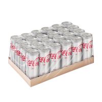 โค้ก น้ำอัดลม ไลท์ 325 มล. 24 กระป๋อง Coke Soft Drink Light 325ml Pack 24