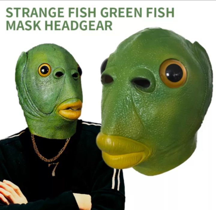 หน้ากากปลาบู่ปีศาจ-เขียว-ส้ม-ชมพู
