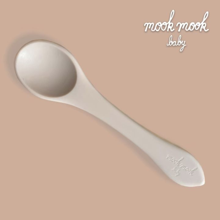 baby-silicone-spoon-ช้อนซิลิโคน-สำหรับเด็ก-6-เดือน-3-ชวบ-แบรนด์-mookmook-baby