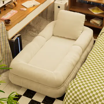 OTAUTAU 6ft Giant Rectangle Sofa Bed Bean Bag Chair with Filler Pouf  Ottoman Envelope Floor Corner Seat Beanbag Recliner DD006