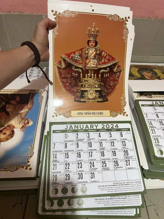 Sto. Nino de Cebu Calendar 2024 Lazada PH