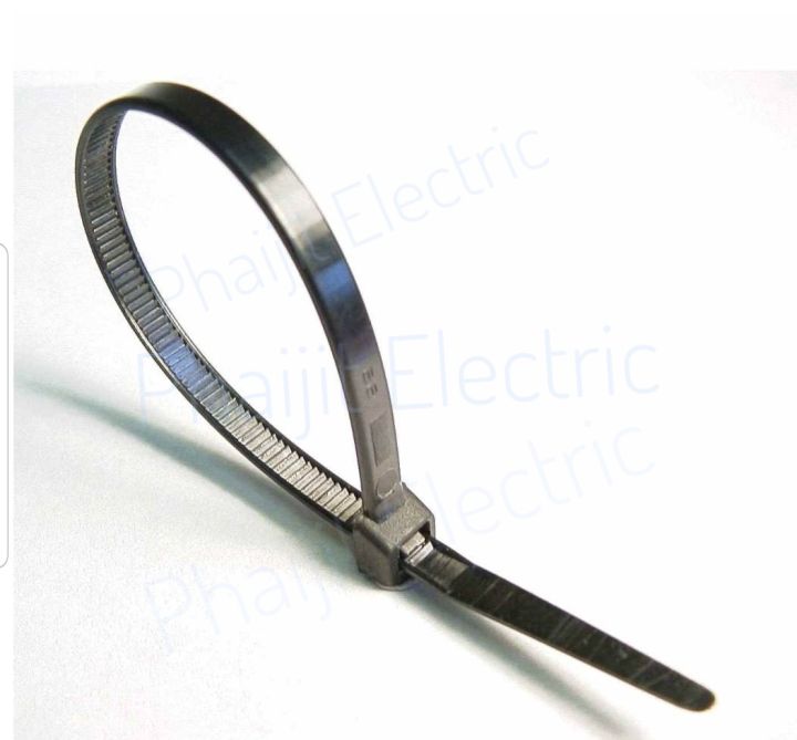 nylon-cable-uv-เคเบิ้ลไทร์-4-15-สีดำ-สำหรับใช้ภายนอก-nylon-plastic-cable-ties-zip-tie-lock-uv-type-resistence
