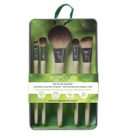 EcoTools ชุดแปรง Start The Day Beautifully เซ็ต 5 ชิ้นพร้อมกล่องเก็บ