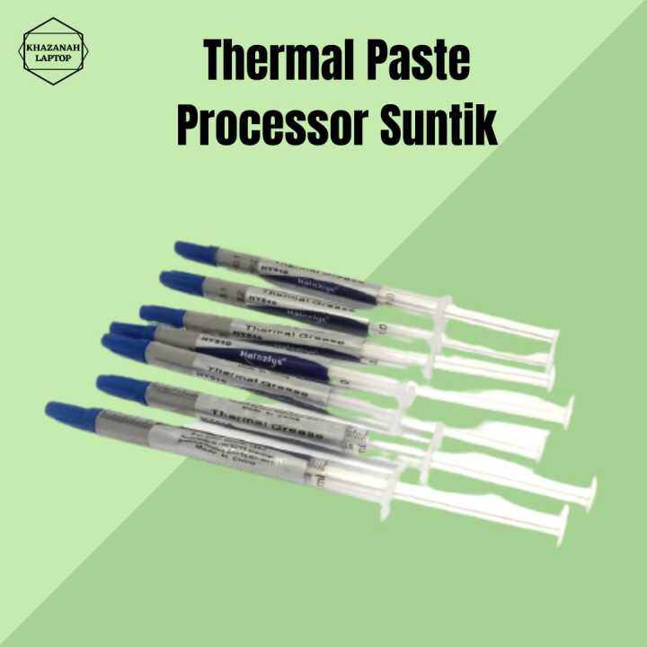 thermal paste pendingin prosesor hy510 silver thermal grease suntik