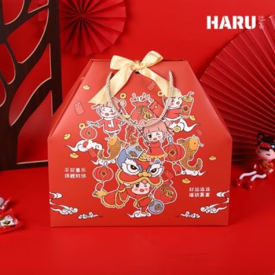 HARU ถุงของขวัญ ถุงพร้อมโบว์ ถุงตรุษจีน U33