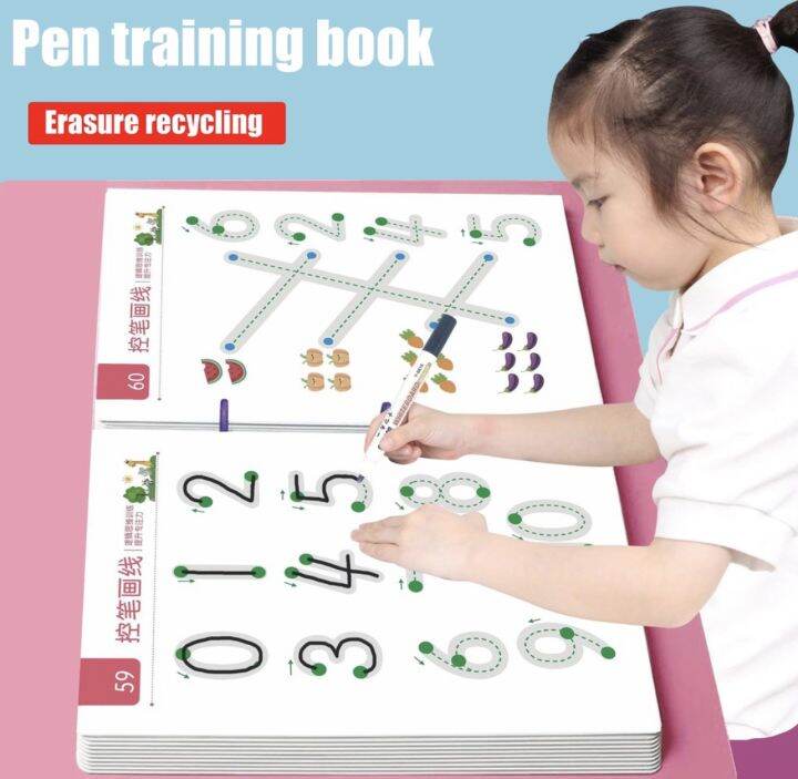 Occupational therapy toys activity hand tracing writing beginner exercise activity toddler book