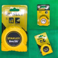 ตลับเมตรสแตนเลย์ สีเหลือง ขนาด 3M / 5M / 8M - STANLEY ของแท้มีใบรับรองประจำเครื่องชั่งตวงวัด