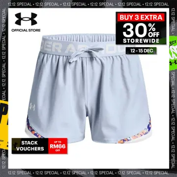 Under Armour Girls' Play Up Tri Color Shorts