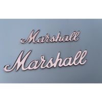 โลโก้ติดลำโพง marshall.  mirror acylic สีPinkgoldยาว  12  สูง  3 cm (ของมีรอย,หัก,ส่งขาด)ทักแจ้งมาได้เลยส่งเคลมฟรีทุกกรณี ไม่ต้องโวยวายครับ ร้านเรารับผิดชอบเพียงทักแจ้งมา