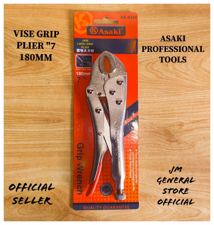 ORIGINAL VISE GRIP ASAKI JN "7 INCHES / VISE GRIP LOCKING PLIER Lazada PH