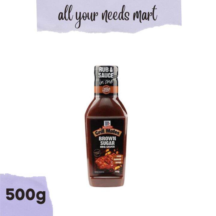 Mccormick Grill Mates Brown Sugar BBQ Sauce, 500g Lazada PH