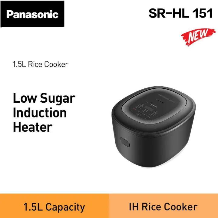PANASONIC RICE COOKER LOW SUGAR INDUCTION HEATING SR HL 151 / 1,5 L
