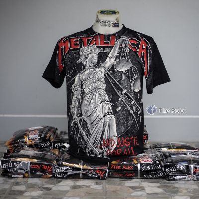 เสื้อวง Metallica MSD.15 สกรีนดิสชาร์ด