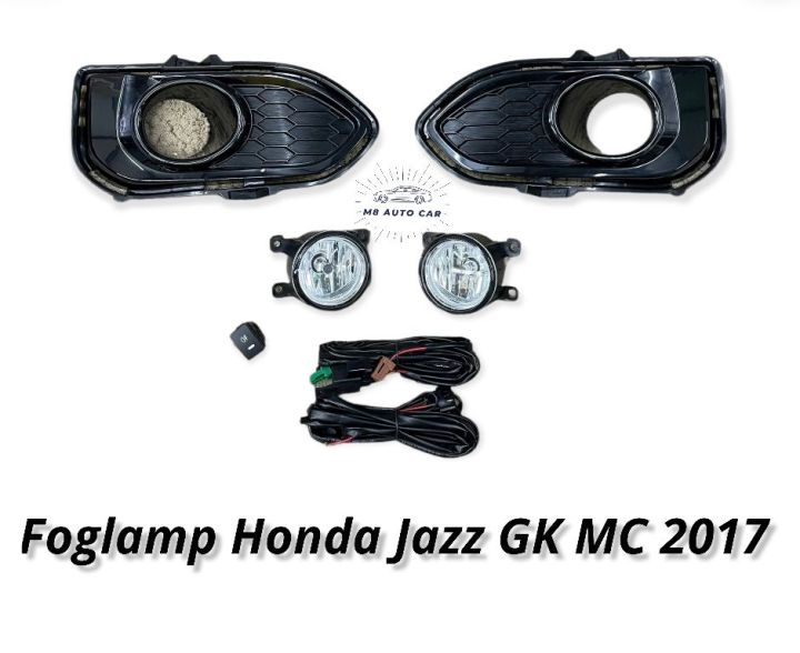 ไฟตัดหมอก JAZZ GK 2017 2018 2019 2020 สปอร์ตไลท์ ฮอนด้า แจ๊ส foglamp Honda Jazz GK 2017-2021