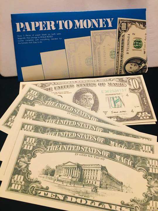มายากลตบแบงค์ Paper To Money Lazada.co.th