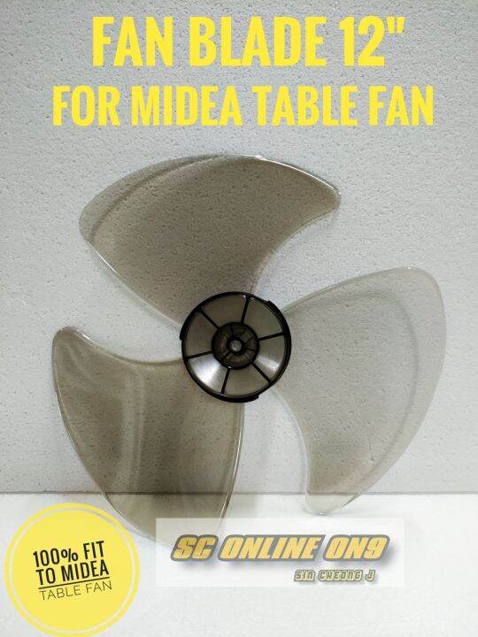 FAN BLADE 12" ( FOR MIDEA TABLE FAN 12" ) Lazada