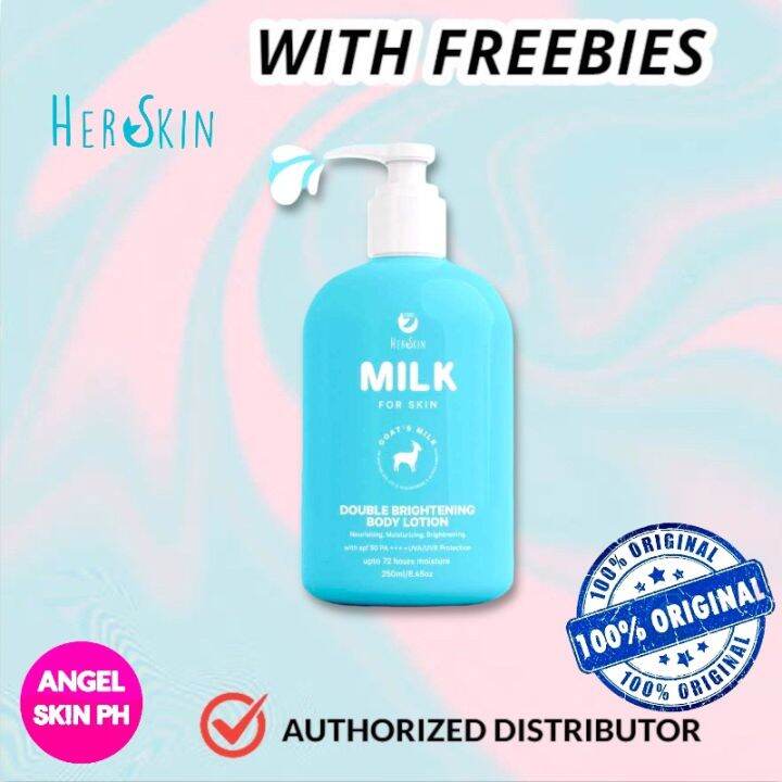 (𝗪𝗜𝗧𝗛 𝗙𝗥𝗘𝗘𝗕𝗜𝗘) HER SKIN MILK BODY LOTION 250ML BY KATH MELENDEZ | Lazada PH