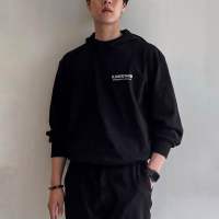 High Neck Hoodie (Cropped) Unisex เสื้อฮู้ดทรงครอบชายหญิง