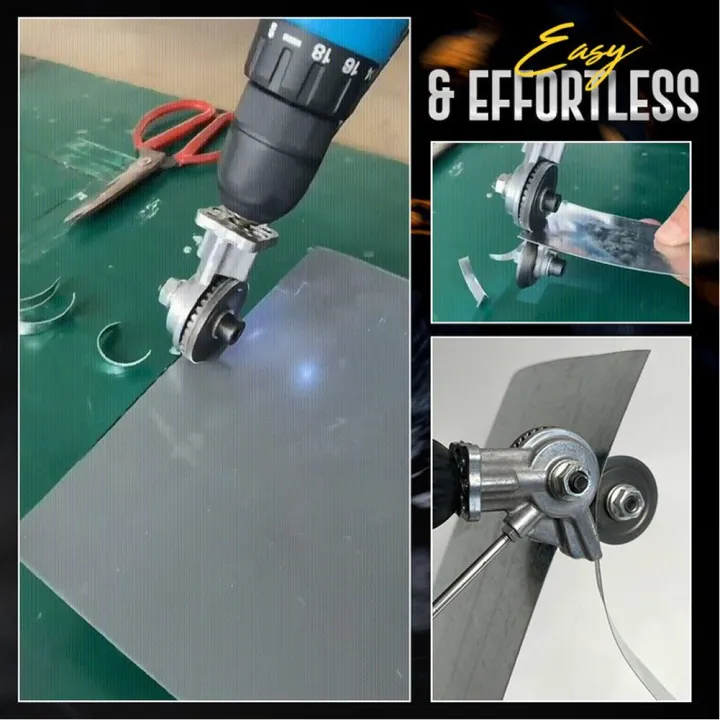 Valink Electric Drill Plate Cutter Sheet Metal Nibbler Precise Cutting