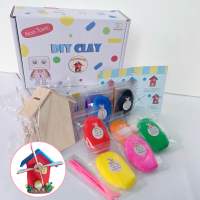 ชุดดินปั้น DIY Clay set กระปุกออมสิน/ที่ใส่ปากกา