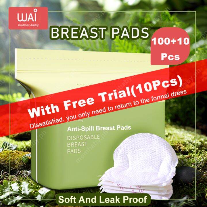 Antispill Breast Pads Disposable 100Pcs Cotton Breast Pads For
