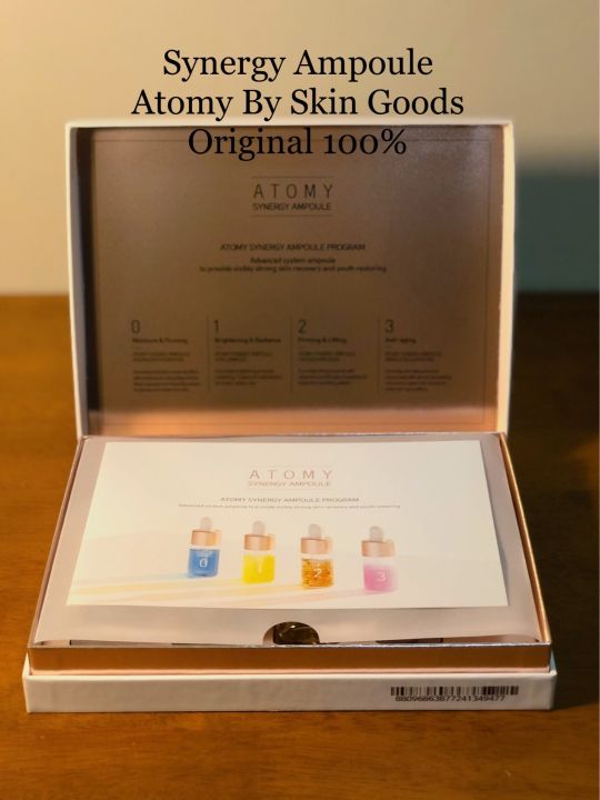 atomy-synergy-ampoule-program-โปรแกรมบำรุงผิวสูตรเข้มข้น-เพื่อแก้ปัญหาอย่างตรงจุด-ขนาด-10กรัม-4ขวด-เห็นผลใน-4สัปดาห์-ผลิตภัณฑ์นำเข้าจากประเทศเกาหลี