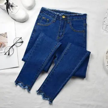 Plus Size 25-32 Women Jeans Spring Summer Autumn Fashion Casual Diamond  Beading Stretch Skinny Slim Fit Denim Pants