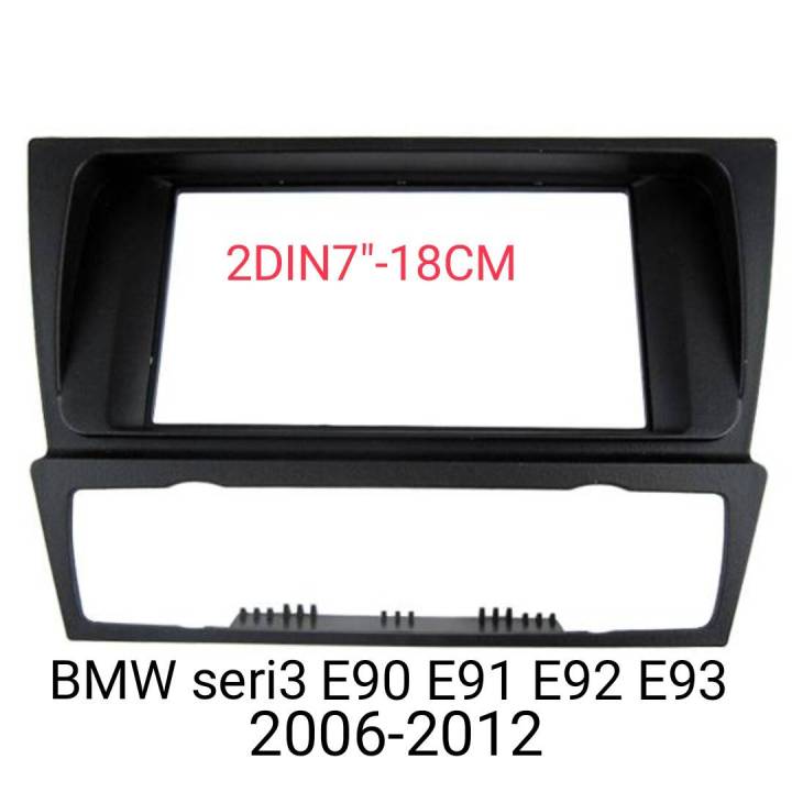 หน้ากากวิทยุ-bmw-seri3-e90-e91-e92-e93-ปี-2006-2012-สำหรับเปลี่ยนเครื่องเล่นทั่วไป-2din7-18cm-หรือ-ติดตั้งจอ-android-player7