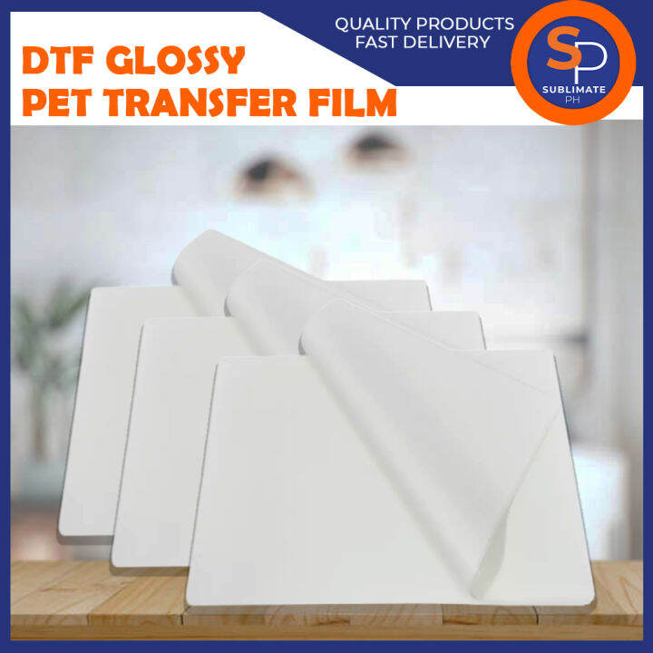 DTF Direct Transfer Film A4/A3 Glossy PET Transfer Film 10pcs Lazada PH