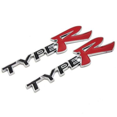 โลโก้ TYPE R งานโลหะ ขนาด 12*3cm จำนวน 1 ชิ้น