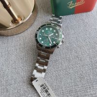 FOSSIL 
FB - 03 Chronograph Quartz Green Dial Mens Watch FS5726