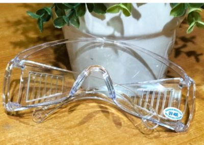 ํYAMADA แว่นใส(ขาใส)(แพ็ค 12ชิ้น) แว่นตานิรภัย แว่นเซฟตี้ #YS101 กันสะเก็ด กันแสงยูวี กันฝุ่นละออง # แว่นใสราคายกกล่อง